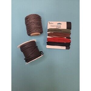 Lot Of 3 Leatherworking Cords Crafting